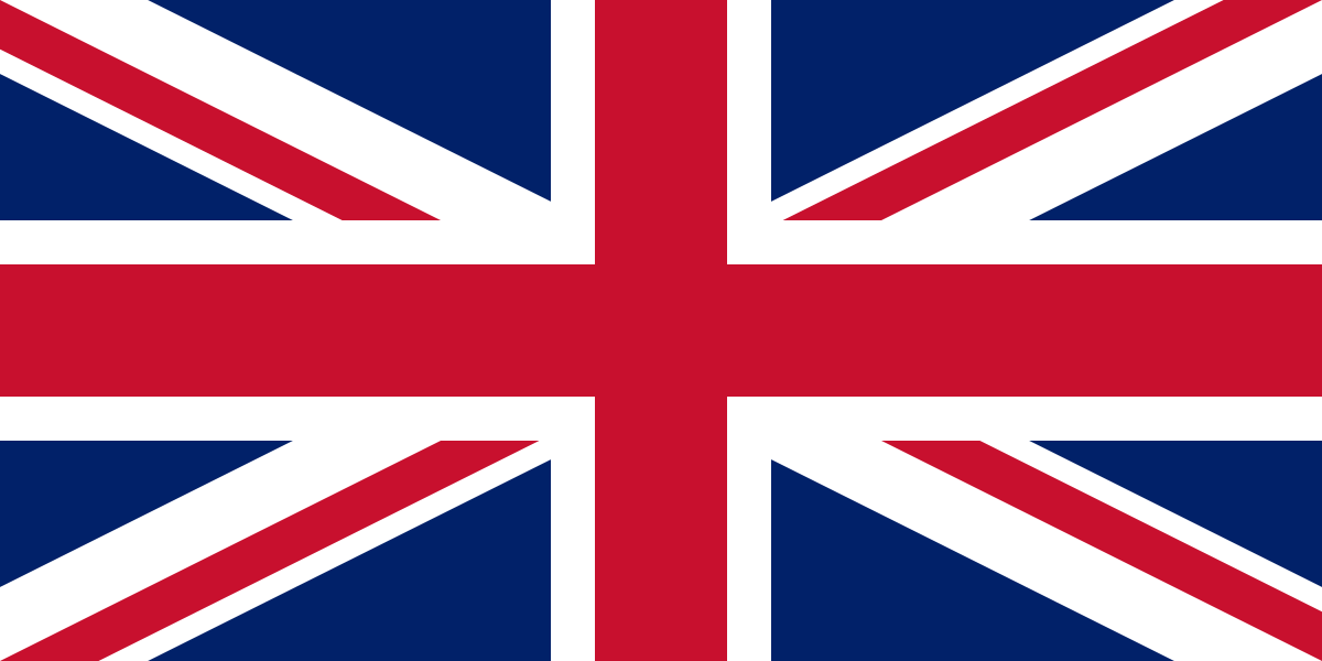 UK Flagge - Wähle Englische Sprache